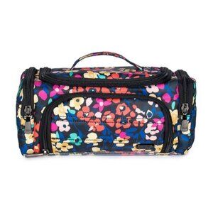 Lug Mini Trolley Makeup Bag - Wildflower Black, Compact Personal Care Organizer